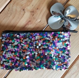 MAC Sequin Cosmetic Bag